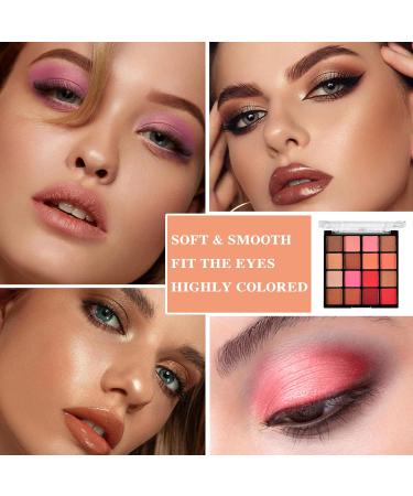 16 Colors Eyeshadow Palette Matte Nude Eye Makeup Palette Ultra-Blendable Long Lasting High Pigmented Waterproof Nudes Neutral Smooth Eye Shadow Palette for Women Natural Charming Looking #02 16 Colors 2# - Buy Online on GoSupps.com