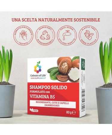 Optima Naturals Colours of Life Skin Supplement Vaste Shampoo Vitamine B5 80 g - Buy Online on GoSupps.com