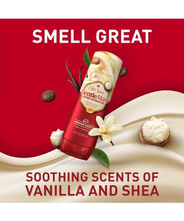 Old Spice Body Wash GentleMan s Super Hydration for Men 24/7 Renewing Moisture Gentle on Skin with Skin Conditioners Vanilla + Shea Butter Scent 20 oz (Pack of 4) - Buy Online on GoSupps.com