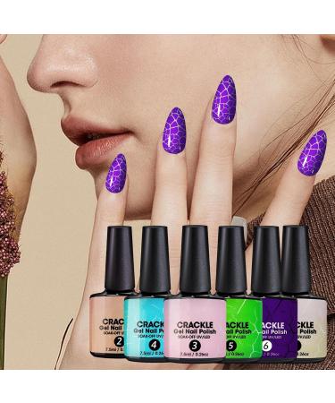 Crackle UV LED Lamp for Girls Crackle Base and Top GelGel For Women And Girls - Buy Online on GoSupps.com