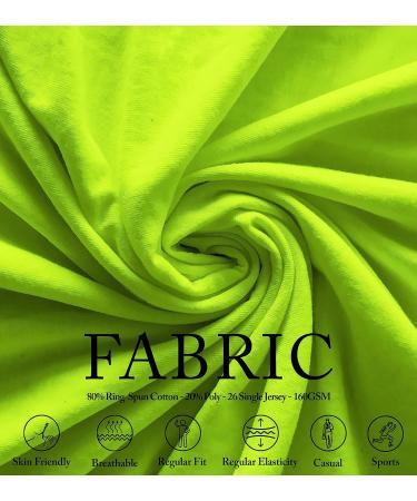 URBAN BUCK Neon Athletic Sport Shirt | High Visibility | Quick Dry | Long Sleeve | Green - Buy Online on GoSupps.com