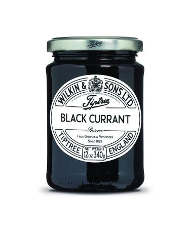 Tiptree Black Currant Preserve, 12 Ounce Jar Preserve Black Currant Preserve 12 Ounce (Pack of 1)