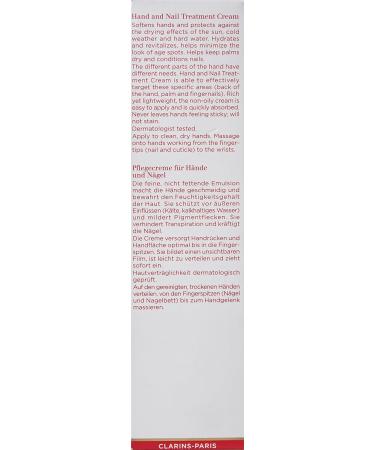Clarins Hand & Nail Treatment Cream 100ml - Fragrance-Free - Pack of 1 - Buy Online on GoSupps.com