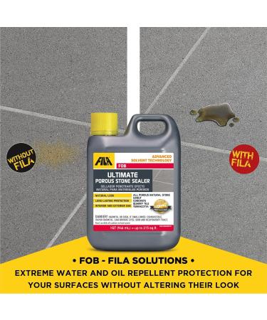 FILA Surface Care Solutions FOB High Performance Stone & Granite Sealer - 1 QT Protect & Enhance Your Surfaces - International Shipping Available - Buy Online on GoSupps.com