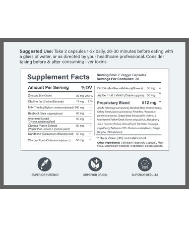 Liver Shield Herbal Liver Cleanse & Repair - Milk Thistle Detox Supplement for Men & Women - 60 Capsules - Buy Online on GoSupps.com