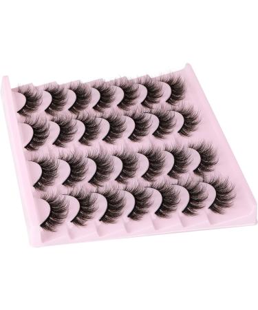 14 Pairs Wispy Lashes Fluffy Eye Lashes Natural Look 5D Volume 16mm Fake Eyelashes Pack by TNFVLONEINS B01 - Buy Online on GoSupps.com