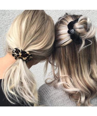Invisibobble True Black Scrunchy Hair Tie - Strong Support for Women & Girls | Munich Design Velvet Cherry Blossom - Buy Online on GoSupps.com