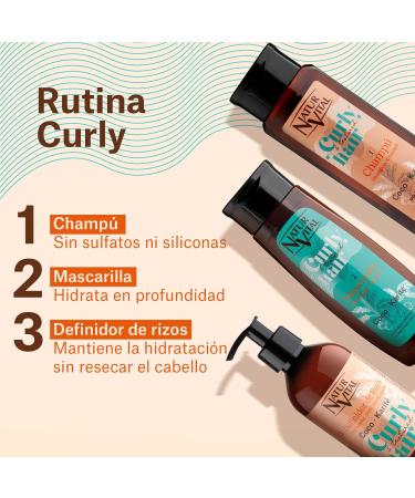  NaturVital NaturVital Curly Shampoo for curly wavy or textured hair with coconut and shea butter sulfate and paraben free 280 ml - Buy Online on GoSupps.com