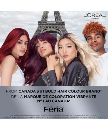 L Or al Paris Feria Multi-Faceted Shimmering Permanent Hair Dye 21 Bright Black Permanent Hair Color for Long Lasting Hair Dye with Bonding Complex Conditioner Pack of 1 (Packaging May Vary) Bright Black BLACK - Buy Online on GoSupps.com