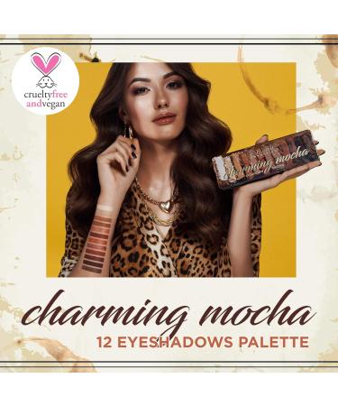 Eveline Cosmetics Charming Mocha Eyeshadow Palette - 12 Highly Pigmented Multicolor Shades (10g) for Stunning Looks - Buy Online on GoSupps.com