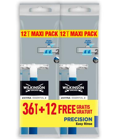 Wilkinson Extra Precision 2 Disposable Razors 48 pieces Pack of 48