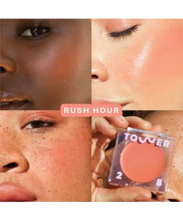 BeachPlease Tinted Balm RUSH HOUR in Sun-Kissed Peach | Dewy Finish | Multi-Purpose Cheek and Lip Cream Blush - Buy Online on GoSupps.com