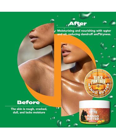 BLACK PANTHER STRONG DIAMOND EDGES Mango Butter Ultra Hydrating Body Cream for Soft Glowing Skin Shea Butter & Natural Oils Luxurious Tropical Moisture - Buy Online on GoSupps.com