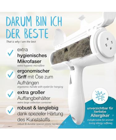 L wenk nig Rolli 2.0 | Self-Cleaning Animal Hair Remover for Dogs & Cats | Ideal for Sofas Cars Clothing & More | Shop Now! - Buy Online on GoSupps.com