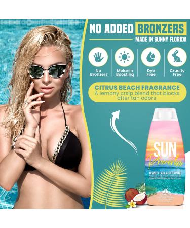 Elegant Sun SUN PROVERBS Dark Accelerator Bronzer-Free Tanning Lotion with Ultra Melanin Boosting Blend - Anti-Aging Nourishing Extracts - Best Flawless Tanning Solution - Buy Online on GoSupps.com