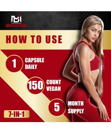 BMVINVOL Milk Thistle Capsules with Beet Root Punarnava Amla Ginger Dandelion Cissus - 150 Count - 5 Month Supply - Buy Online on GoSupps.com