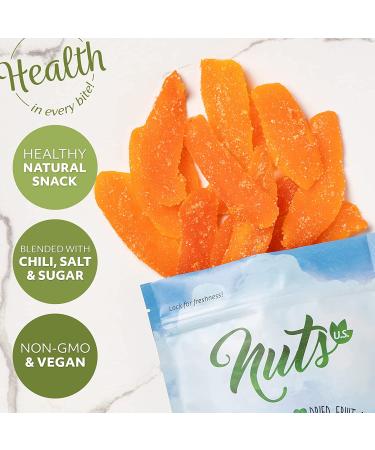 Dried Mango Chili Crystallized Slices - Non-GMO 2 lbs - Spicy and Sweet Snack - Buy Online on GoSupps.com