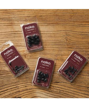 nako. 10 Pack Tungsten Flipping Weights Fishing Sinkers | Fishing Weights for Bass Fishing | Buck Pack No Chip Black 3/16 oz - 10 Pack - Buy Online on GoSupps.com