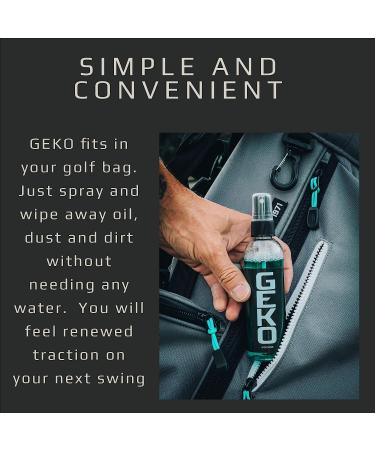 Geko Golf Grip Restore and Cleaner Spray - 12 Fl Oz (Pack of 3) | Improve Grip and Swing Performance - Buy Online on GoSupps.com
