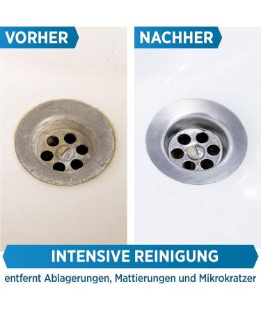 Prinox 2x150ml Cleaning & Polishing Paste for Enamel Ceramic Glass - Professional Bathroom Care & Ceramic Field Cleaner (300ml) - Buy Online on GoSupps.com