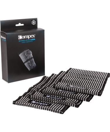 Compex Electrode Wraps - Hold Electrodes in Place During Physical Activity - for Edge, Performance, Sport Elite, Wireless Muscle Stimulators (4 Wraps)