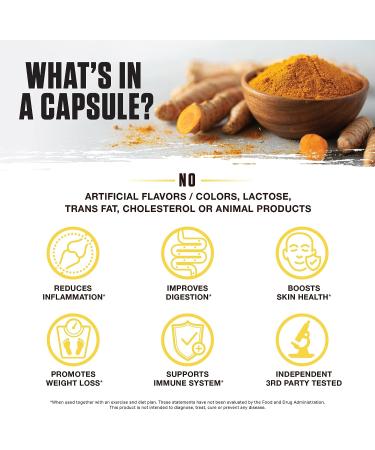 Ambrosia Golden Super Turmeric Capsules | 765mg Curcuminoids for Gut & Brain Health | Joint Support | 60 Veg Capsules - Buy Online on GoSupps.com