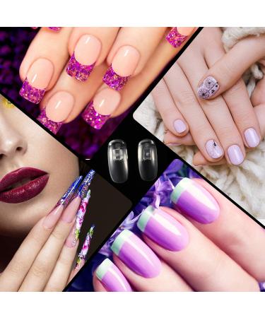 300-Piece Clear False Nail Tips Set for DIY Manicure Training | Removable Fake Nails Display for Practice and Training - Buy Online on GoSupps.com