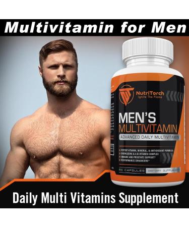 NutriTorch Men's Multivitamin with Immune Support & Energy Boost - 60 Count - Buy Online on GoSupps.com