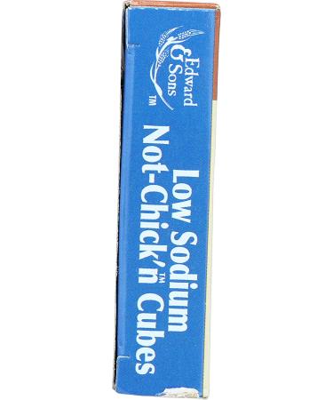 Edward & Sons Low Sodium Not Chicken Bouillon Cubes 2.5 oz - Buy Now for Delicious and Healthy Cooking - Buy Online on GoSupps.com