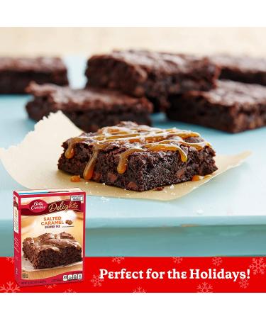 Betty Crocker Delights Salted Caramel Brownie Mix 18.4 Oz - Delicious Homemade Treats - Buy Online on GoSupps.com