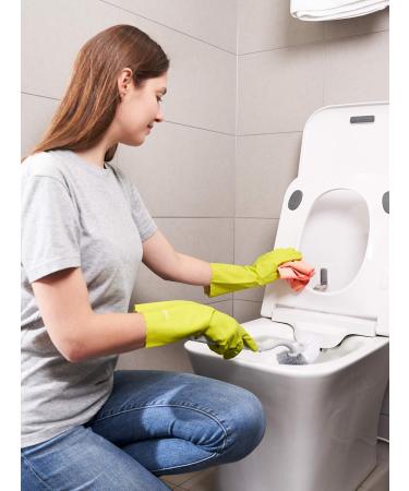 Lanon Wahoo Reusable Household Gloves - Skin-Friendly Cotton Lined Kitchen & Cleaning Use Cyan Size S - 3 Pair Pack - Buy Online on GoSupps.com