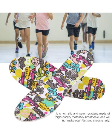 Breathable Latex Children's Shoe Insoles - Green | 1 Pair Kids Shoe Pad Inserts - Buy Online on GoSupps.com
