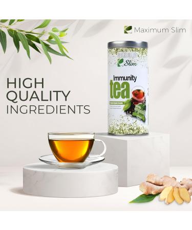Maximum Slim Immunity Tea - Elderberry Eucalyptus Ginger - Buy Online on GoSupps.com