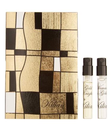 (2) Travel Size Kilian Eau de Parfum Samples - Woman in Gold + Gold Knight - 1.5 ml Each