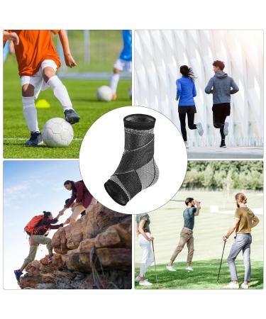 Achilles Tendon Support Band - Breathable Ankle Compression Sleeve for Men & Women | Adjustable Ankle Brace for Optimal Support - Buy Online on GoSupps.com