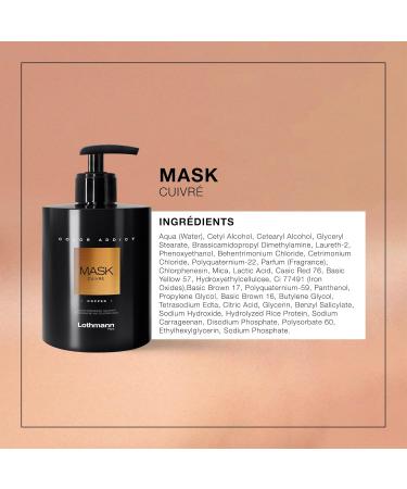 Lothmann Paris - Mask Color Addict Regenerating Copper Hair Colorant - 300ml - Buy Online on GoSupps.com