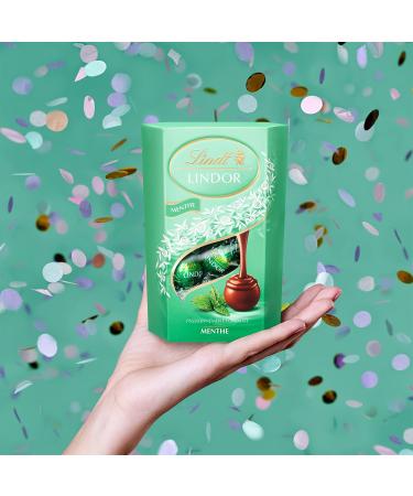 Lindt Lindor Milk Chocolate Mint Cone 200g - Buy Online on GoSupps.com