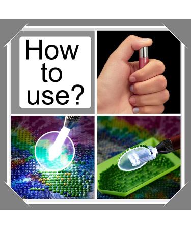 6-Piece LED Diamond Painting Pen Wheel Set with Tape Light Point Drill Pens | Fast & Efficient DIY Diamond Painting Supplies for Jewelry & Nail Art - 5D Diamond Painting Kit - Buy Online on GoSupps.com