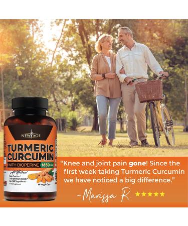 Turmeric Curcumin with Bioperine Capsules - 2 Pack - Joint Health and Inflammatory Support - 95% Standardized Curcuminoids - Non-GMO, Gluten Free - Buy Online on GoSupps.com