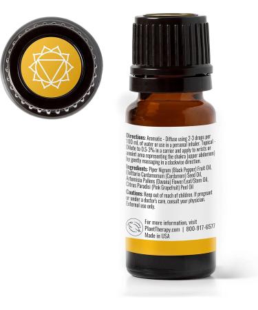 Buy Plant Therapy Chakra 3 Self Manifestation Synergy 10 mL - 100% Pure Therapeutic Grade Essential Oil for Solar Plexus | International Shipping Available - Buy Online on GoSupps.com