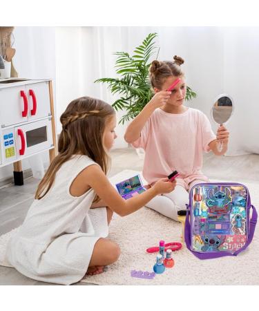 Disney Lilo & Stitch Makeup Shoulder Bag for Girls | Lip Gloss Nail Polish & Hair Bow | Perfect Party Gift for Ages 3+ | Townley Girl - Buy Online on GoSupps.com