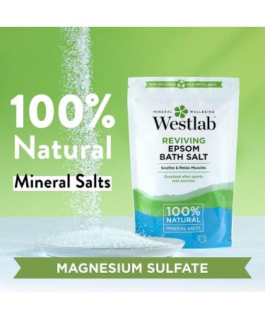 Westlab Epsom Bath Salts 2kg - Natural Muscle Relaxation and Detoxification - Buy Online on GoSupps.com