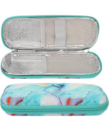 Insulin Cooler Travel Case - Diabetic Insulated Cooling Bag in Marble Green - Buy Online on GoSupps.com