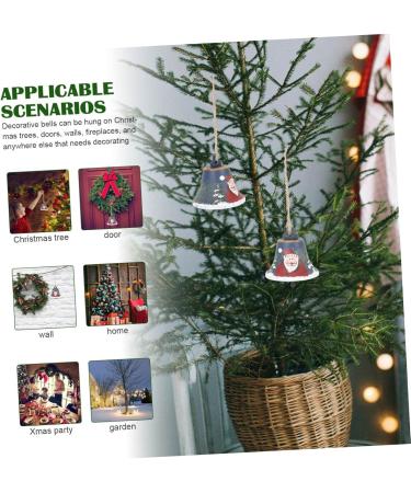 Buy Abaodam 5-St Bell Pendant | Blacksmiths Seasonal Ornaments for Christmas | Metal Jingle Bells in 5 Colors | Perfect for Tree Trailer & Snowman Decor - Buy Online on GoSupps.com