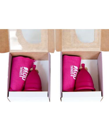 Genial Day Menstrual Cup - Medium Size | Eco-Friendly & Comfortable | 1 Count | Shop Internationally - Buy Online on GoSupps.com