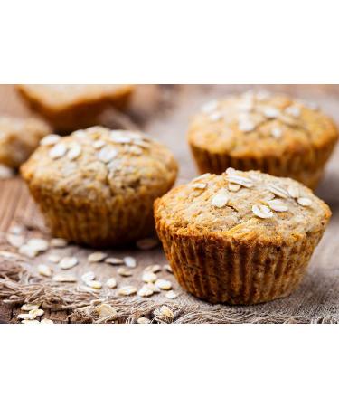 Whole Grain Oat Flour 4 Pounds - Vegan, High Fiber & Protein, Perfect for Baking Muffins, Cakes, Bread - Bulk Packaging - Buy Online on GoSupps.com