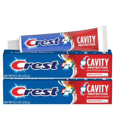 Crest Cavity Protection Regular Toothpaste 8.2 oz (232g) - Pack of 2