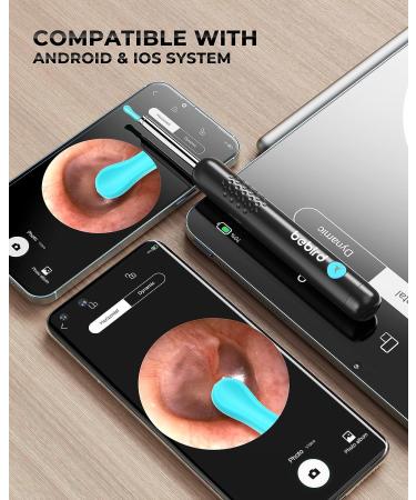 Wireless Ear Wax Removal Tool Camera - R1 Upgraded with 1080P HD Waterproof Ear Camera for iPhone & Android - Black - Buy Online on GoSupps.com