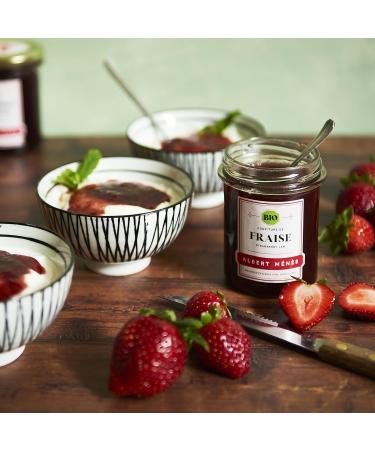 Albert Men AM Organic Jam Extra Strawberry Jam 230 g Pack of 4 - Buy Online on GoSupps.com