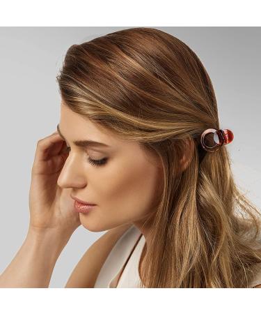 Cobahom 12 Pcs Mini Hair Clips for Styling - Black and Brown Hair Claws for Women and Girls - Buy Online on GoSupps.com